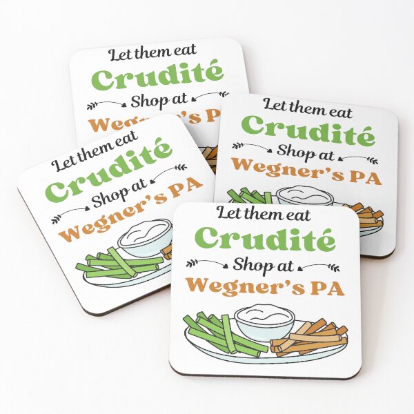 Item preview, Let Them Eat Crudites, Shop At Wegner's PA, Funny Cute Design designed and sold by LoveSeasonz.