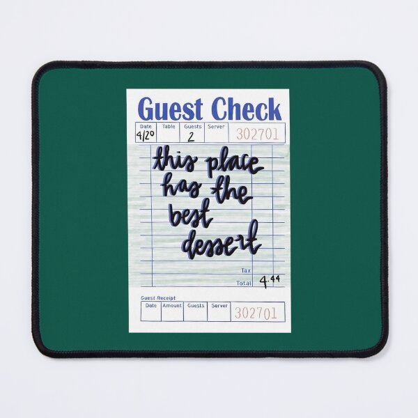 Item preview, Guest Check This Place Has The Best Dessert designed and sold by ChristinesCrear.