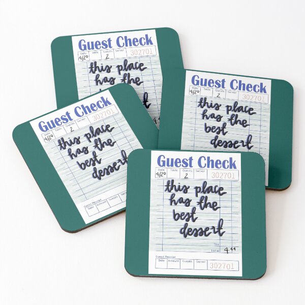 Item preview, Guest Check This Place Has The Best Dessert designed and sold by ChristinesCrear.