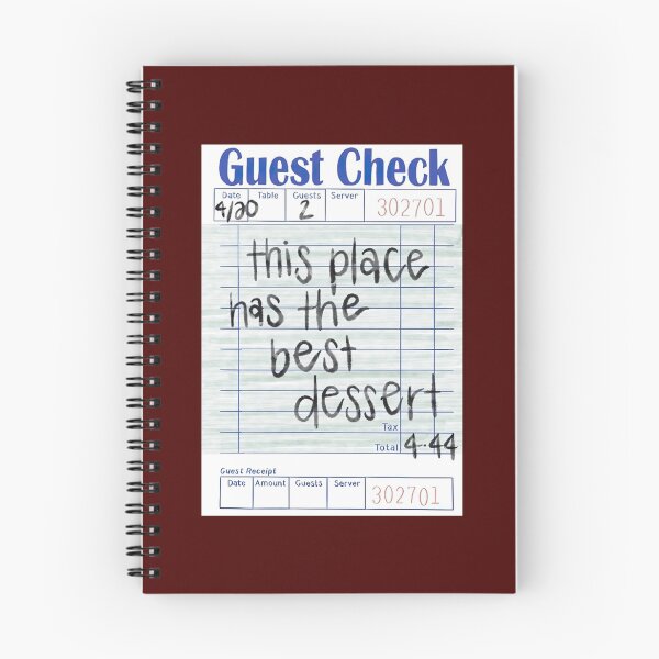 Item preview, Guest Check This Place Has The Best Dessert   designed and sold by ChristinesCrear.