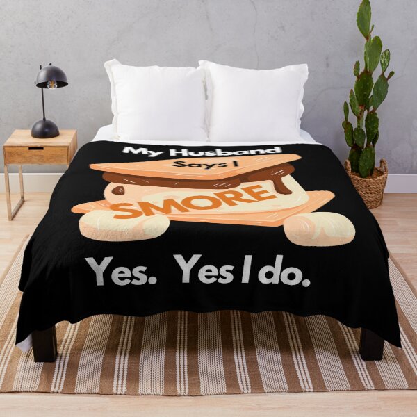 Item preview, My Husband Says I Smore Snoring Funny Snore Smores Joke designed and sold by OutdoorsZee1.