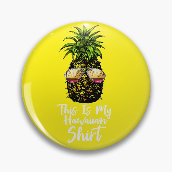 Item preview, Pineapple This Is My Hawaiian Shirt Retro Hawaii Pineapple Gear designed and sold by DynamicDesign.