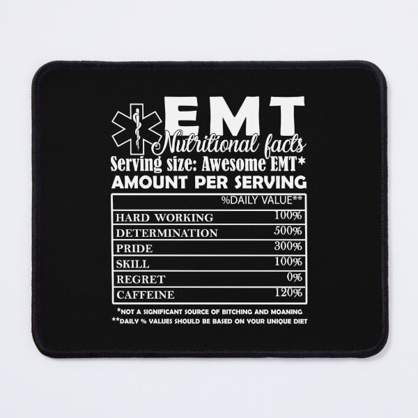 Item preview, EMT - EMT Nutritional Facts designed and sold by UnknownArtistt.