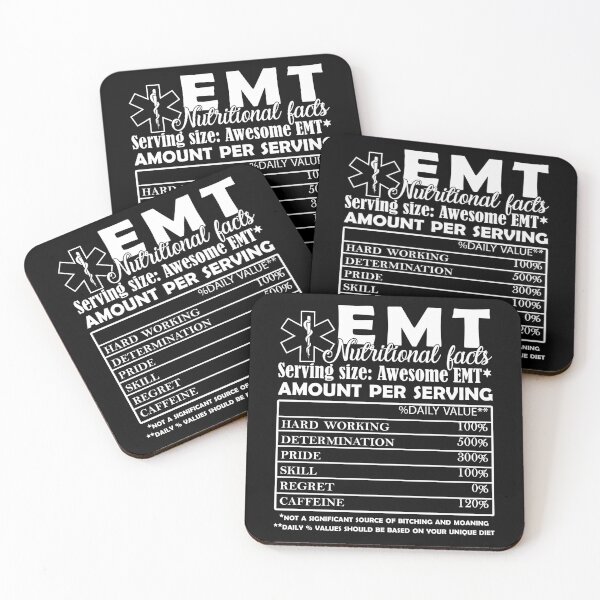 Item preview, EMT - EMT Nutritional Facts designed and sold by UnknownArtistt.