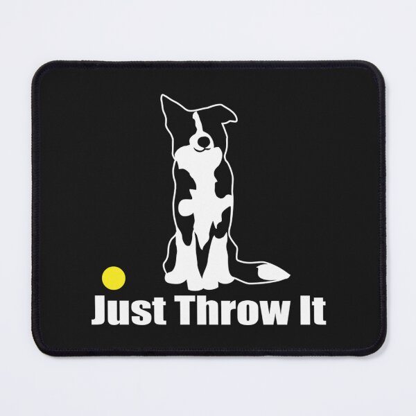 Item preview, just throw it border collie dog nickerstickers designed and sold by natlusenti.