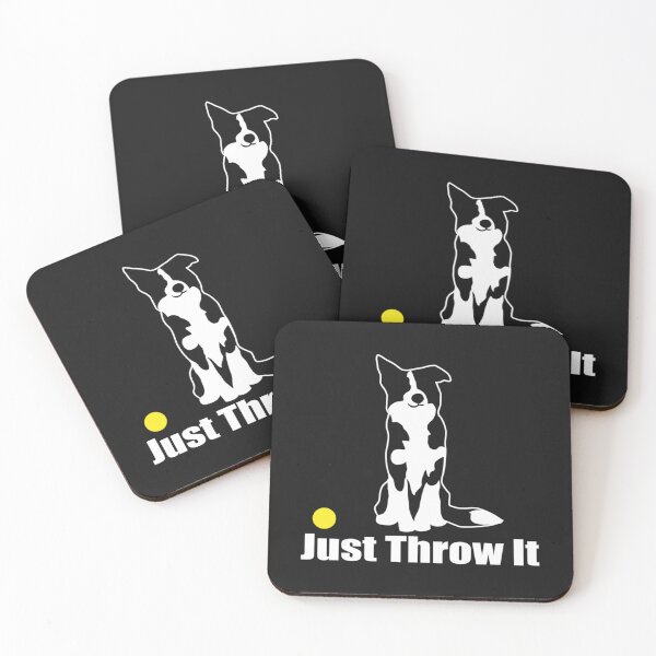 Item preview, just throw it border collie dog nickerstickers designed and sold by natlusenti.