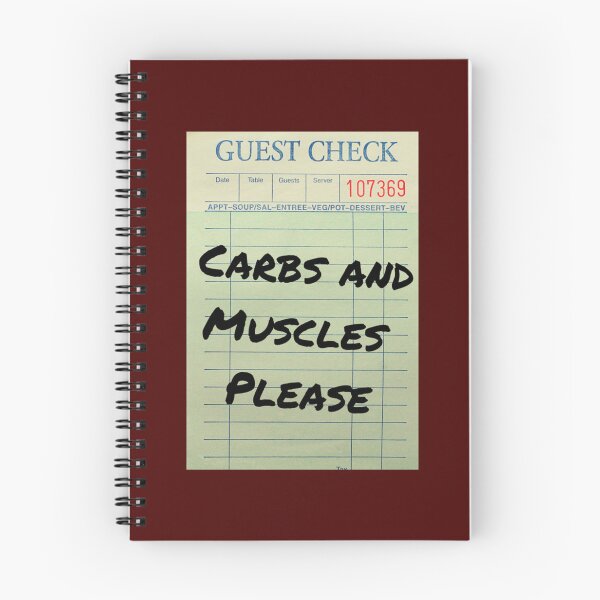 Item preview, Guest check carbs and muscles please    designed and sold by ChristinesCrear.