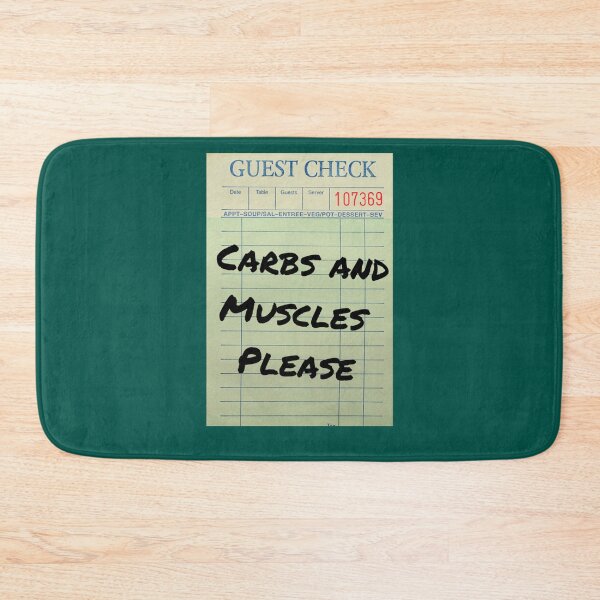 Item preview, Guest check carbs and muscles please    designed and sold by ChristinesCrear.