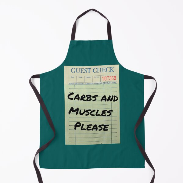 Item preview, Guest check carbs and muscles please designed and sold by ChristinesCrear.