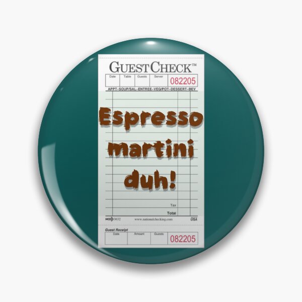 Item preview, Guest check espresso martini, espresso martini duh funny vintage    designed and sold by ChristinesCrear.