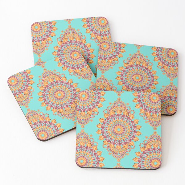 Item preview, Floribunda II Baramati in Mint designed and sold by Morton Design House.