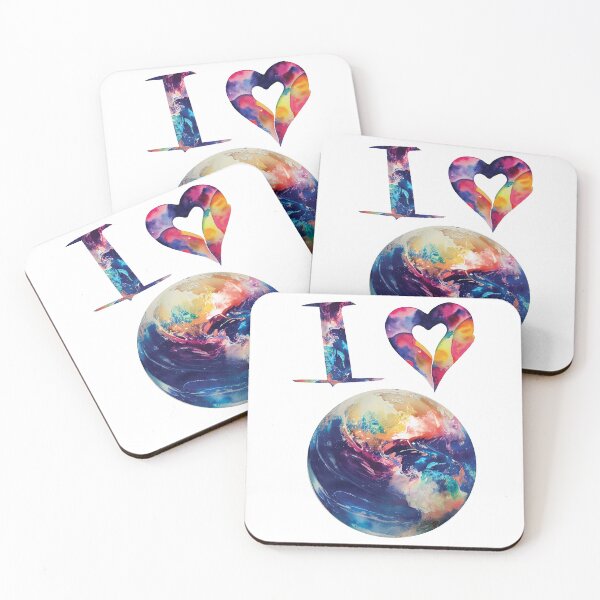 Item preview, I heart earth designed and sold by PrintPhrases.