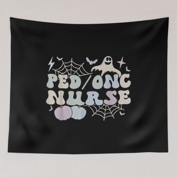 Item preview, Spooky Pediatric Onc Nurse Halloween Ped Oncology Nurse designed and sold by Holvasterlund.