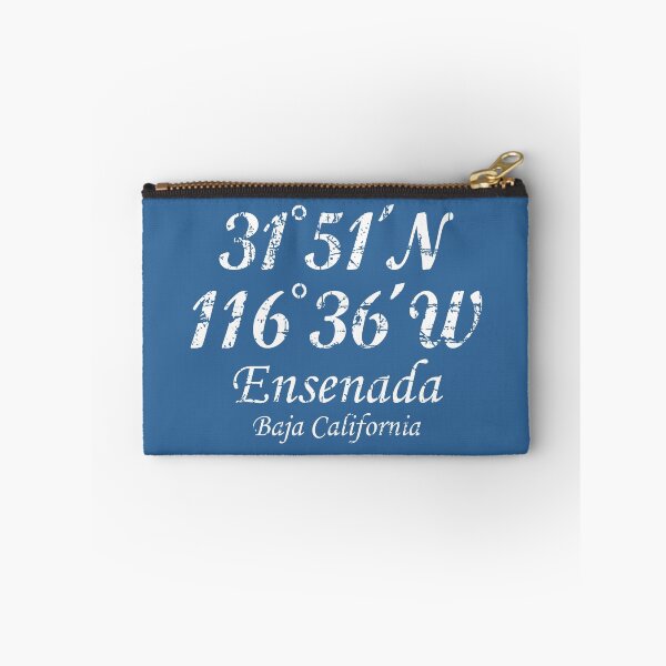 Item preview, Ensenada Coordinates Vintage White designed and sold by theshirtshops.