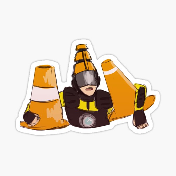 cone boy Sticker