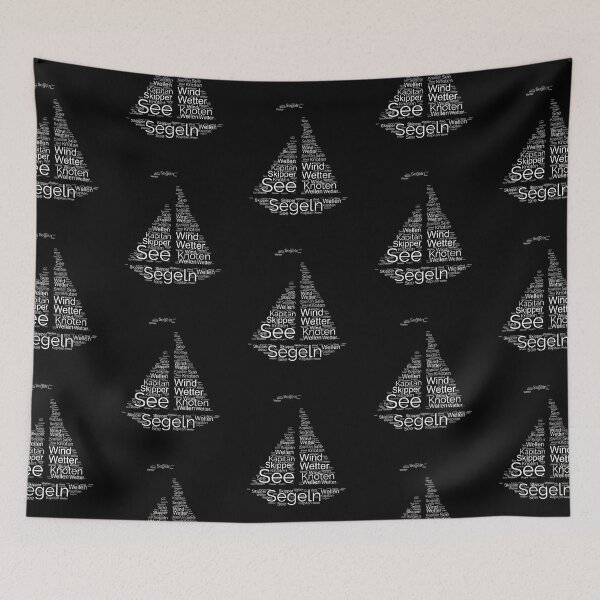 Item preview, Sailing Boat Under Sailing Lettering, Captain Sailor designed and sold by lloyd68.