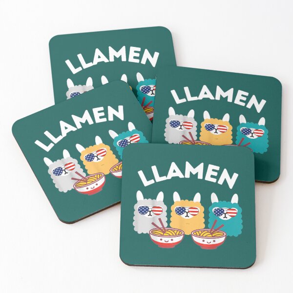 Item preview, Funny Llama Animal lover _amp_ ramen funny kawaii noodles lovers   designed and sold by ChristinesCrear.