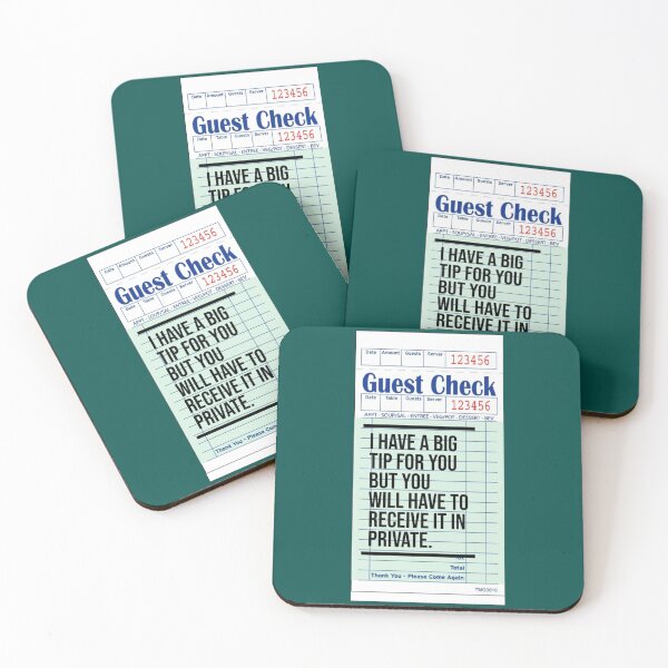 Item preview, Guest Check - I have a big tip for you but you will have to receive it in private   designed and sold by ChristinesCrear.