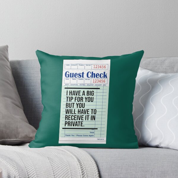 Item preview, Guest Check - I have a big tip for you but you will have to receive it in private   designed and sold by ChristinesCrear.