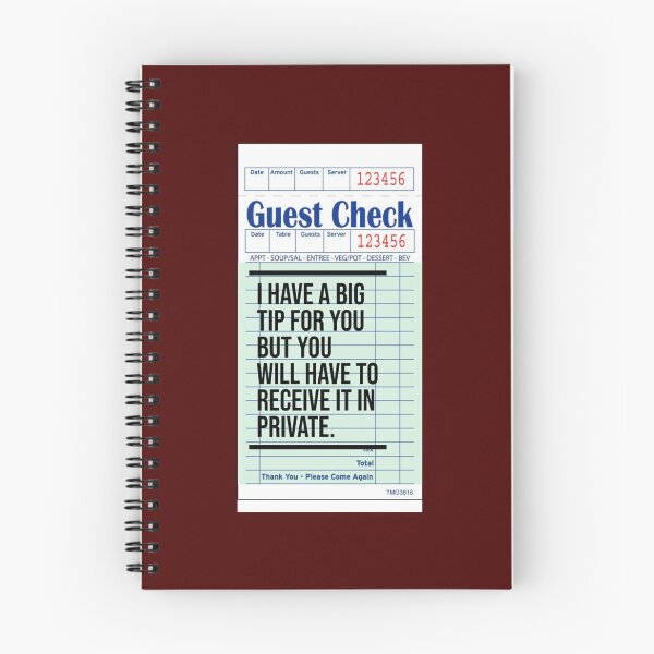 Item preview, Guest Check - I have a big tip for you but you will have to receive it in private   designed and sold by ChristinesCrear.