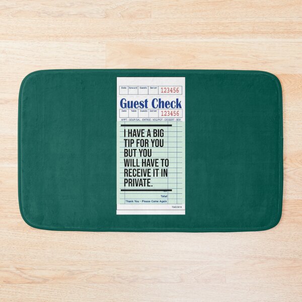 Item preview, Guest Check - I have a big tip for you but you will have to receive it in private   designed and sold by ChristinesCrear.