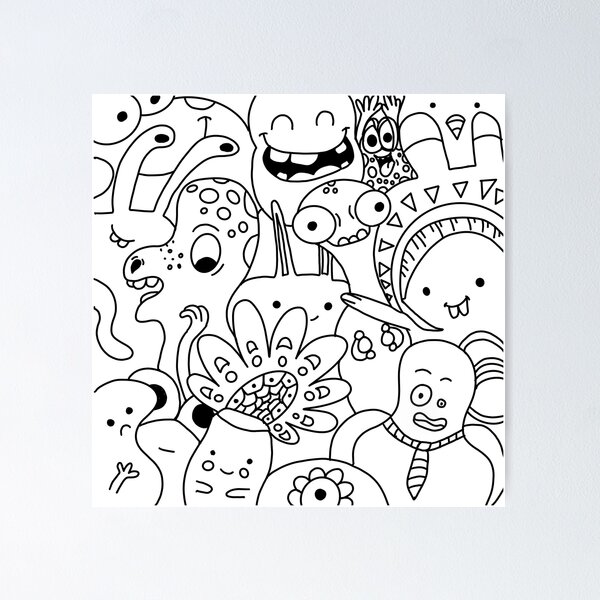 Item preview, Kids cartoon cute monsters among us designed and sold by Joey Judd.