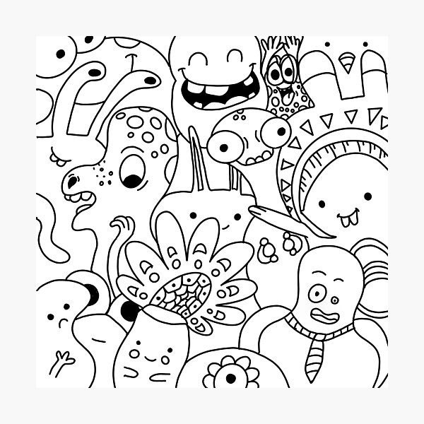 Item preview, Kids cartoon cute monsters among us designed and sold by Joey Judd.