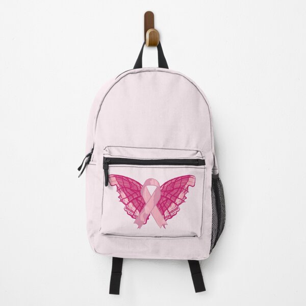 Item preview, Breast Cancer Awareness Ribbon With Butterfly Wings designed and sold by DreamFruit11.