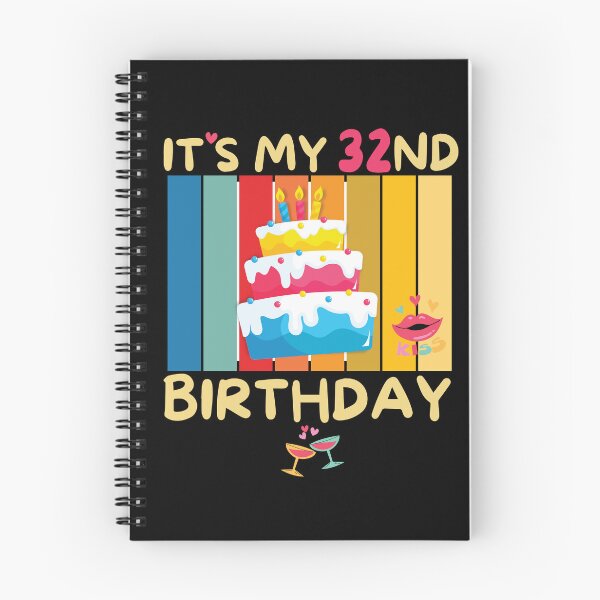 Item preview, It's My 32nd Birthday Years with Bday Sweetie Cake designed and sold by CoolCreative.