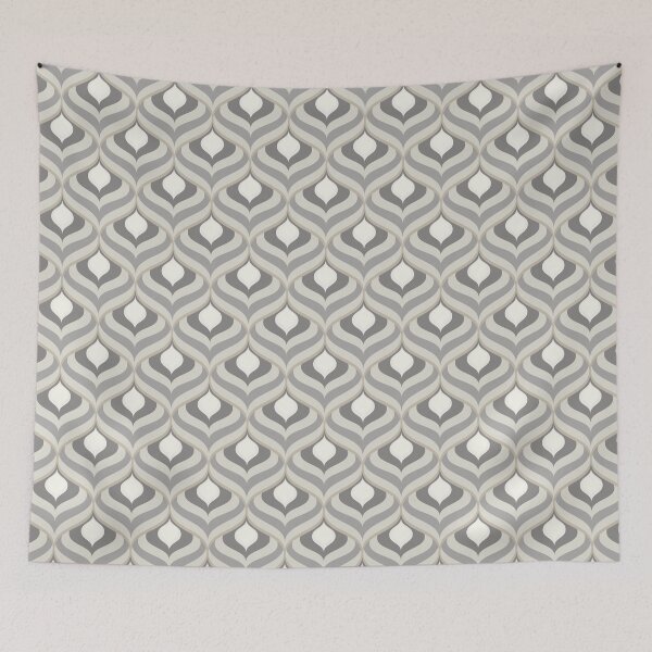 Item preview, Blomma, 1970 Vintage Fabric Pattern designed and sold by BesanoStyle.