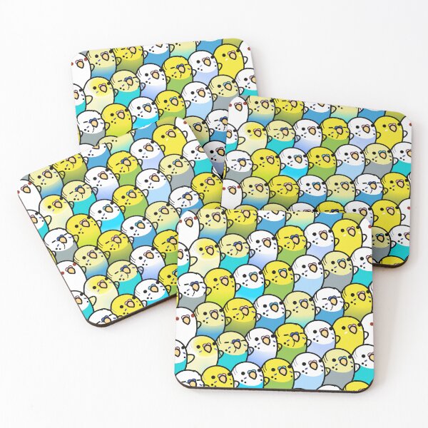 Item preview, Bunches of Budgies  designed and sold by birdhism.