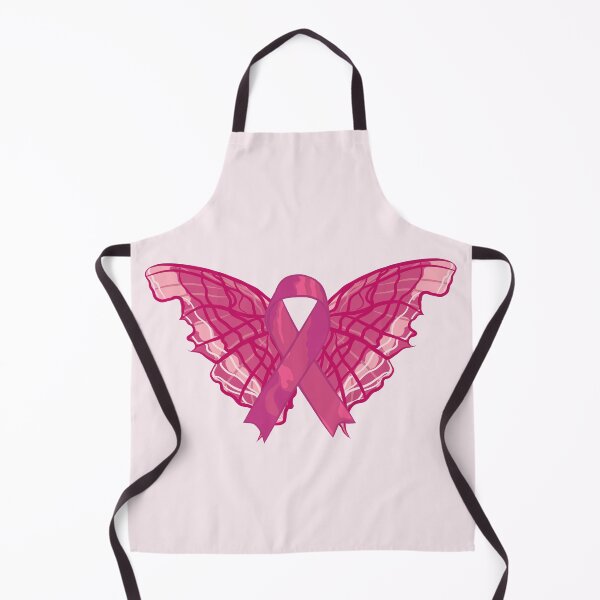 Item preview, Breast Cancer Awareness Ribbon With Butterfly Wings designed and sold by DreamFruit11.