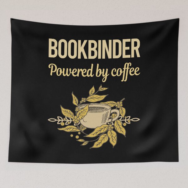 Item preview, Powered By Coffee Bookbinder designed and sold by cossinulsesj.