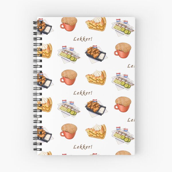 Item preview, Dutch Food 荷蘭美食插畫 - Haring (Herring), Stroopwafel, Kibbeling, Appeltaart designed and sold by Rose Chiu.