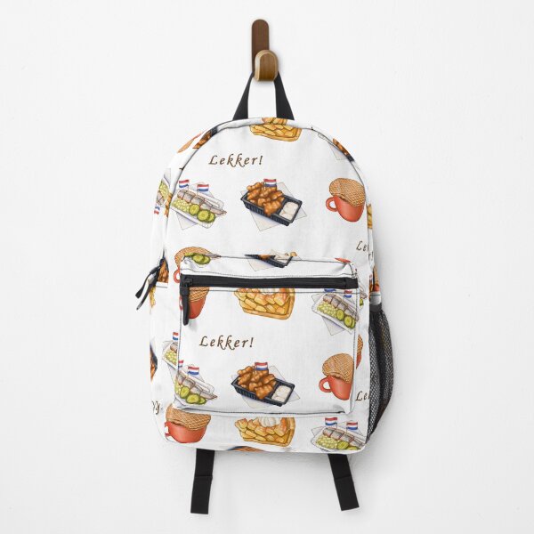 Item preview, Dutch Food 荷蘭美食插畫 - Haring (Herring), Stroopwafel, Kibbeling, Appeltaart designed and sold by Rose Chiu.