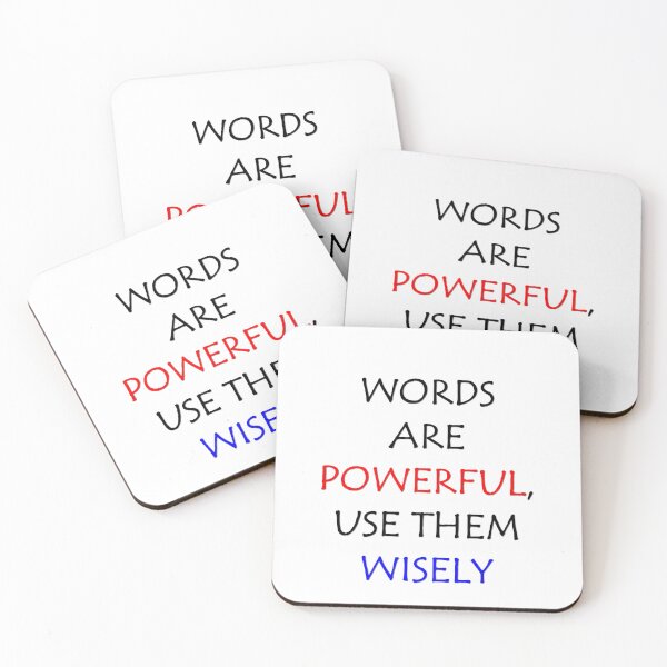 Item preview, Words are powerful, use them wisely designed and sold by AriusLT.