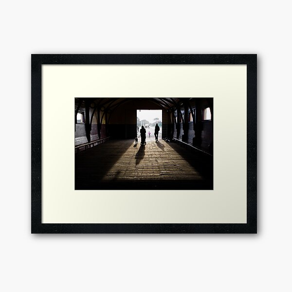 a child shall lead them Framed Art Print