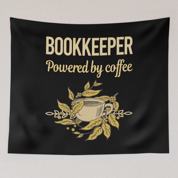 Item preview, Powered By Coffee Bookkeeper designed and sold by cossinulsesj.