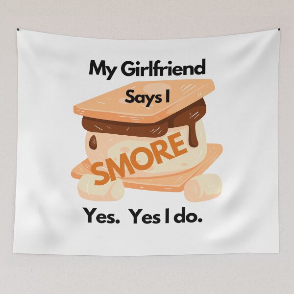 Item preview, My Girlfriend Says I Smore Snoring Funny Snore Smores Joke designed and sold by OutdoorsZee1.