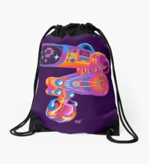 Dave's Heart Monitor - InstaChrome Drawstring Bag