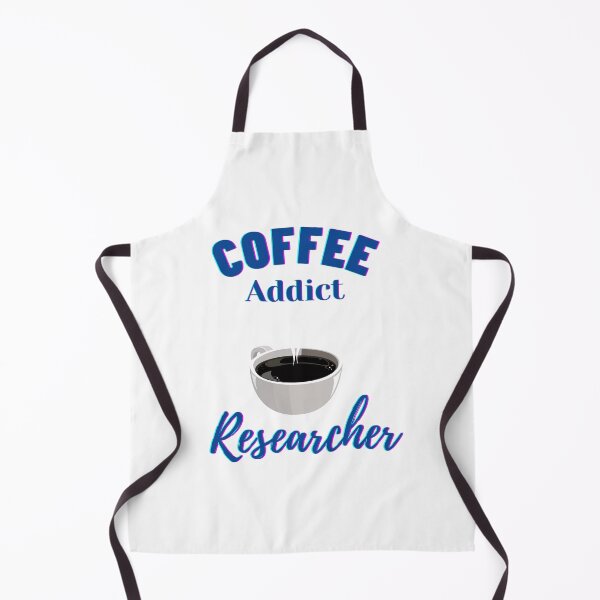 Item preview, Coffee addict Researcher - Research scholar phd themed gifts (in Blue) designed and sold by RebelliousRosee.