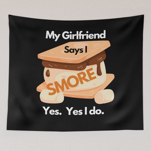 Item preview, My Girlfriend Says I Smore Snoring Funny Snore Smores Joke designed and sold by OutdoorsZee1.