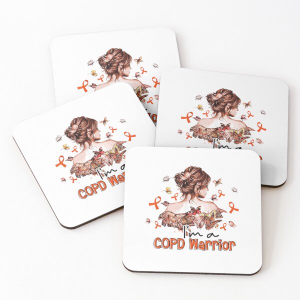 Item preview, COPD Warrior COPD Awareness Orange Ribbon Butterfly designed and sold by abeyouabeyouhi.