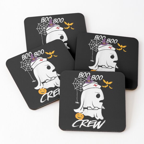 Item preview, Boo Boo Crew Funny Nurse Halloween Ghost designed and sold by Holvasterlund.