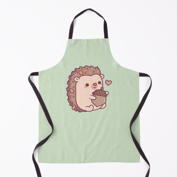 Item preview, Cute Little Hedgehog With Autumn Leaves And Acorn designed and sold by rustydoodle.