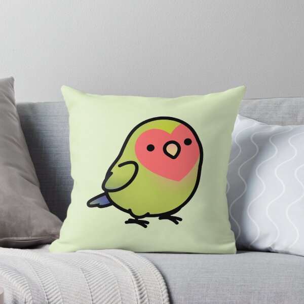 Item preview, Chubby Peach-faced Lime Lovebird designed and sold by birdhism.