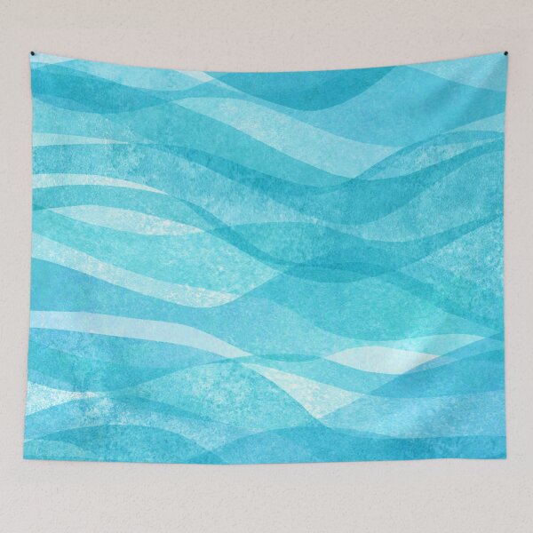 Item preview, Rich Earthy Abstract Ocean Beach Sea Waves designed and sold by PotluckPrints.
