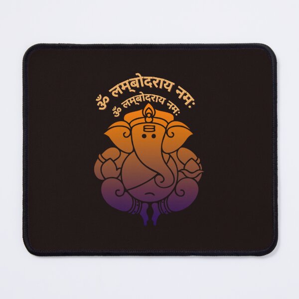 Item preview, ॐ लम्बोदराय नमः Lord Ganesha designed and sold by Quirky Dez.