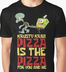 Krusty Krab Pizza - Spongebob Graphic T-Shirt