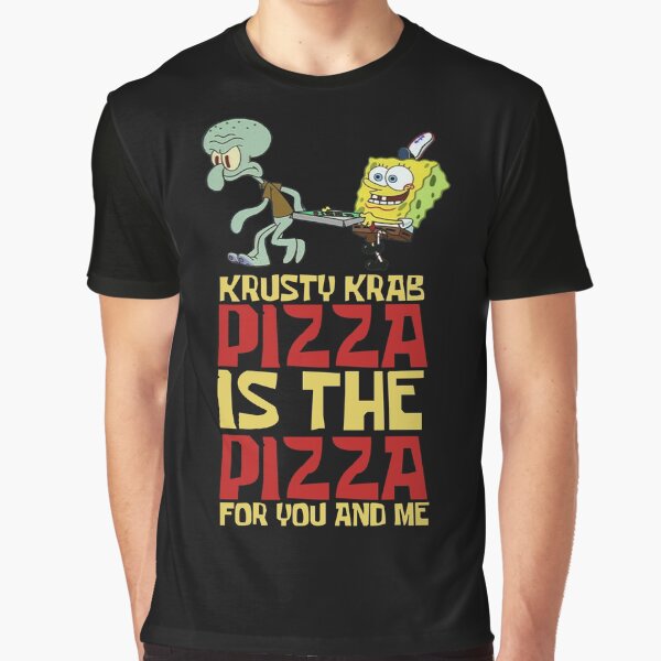 Krusty Krab Pizza Graphic T-Shirt